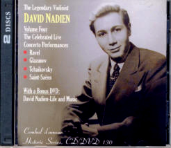 Cembal d'amour CD/DVD 130, David Nadien, Violin